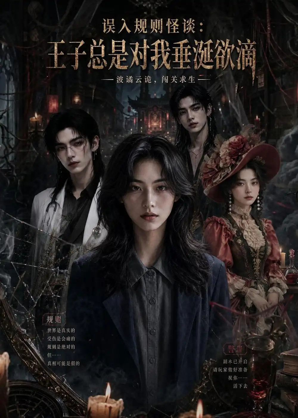 短剧《误入规则怪谈王子总是对我垂涎欲滴 (80集)》海报