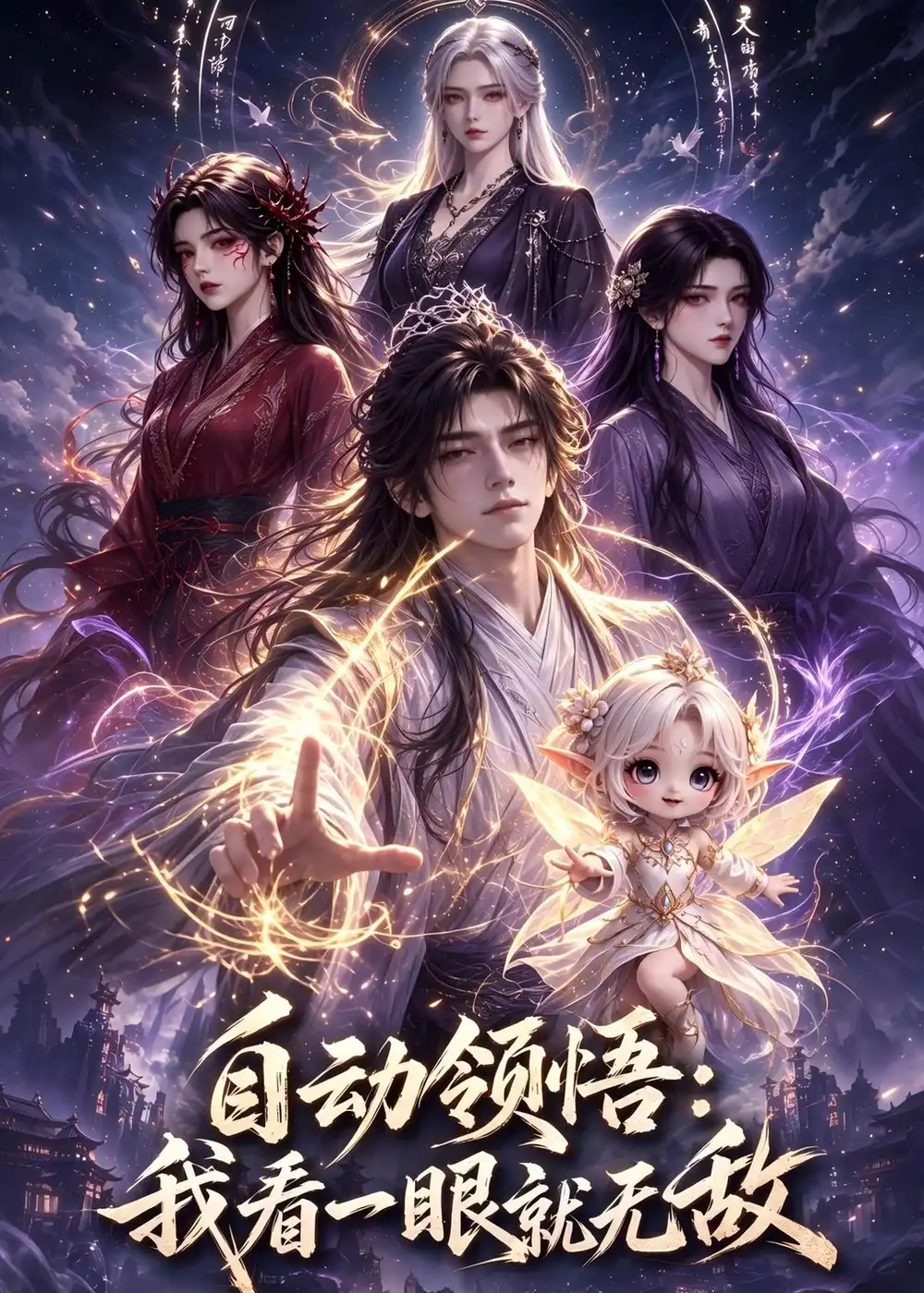 短剧《自动领悟我看一眼就无敌 (71集)》海报