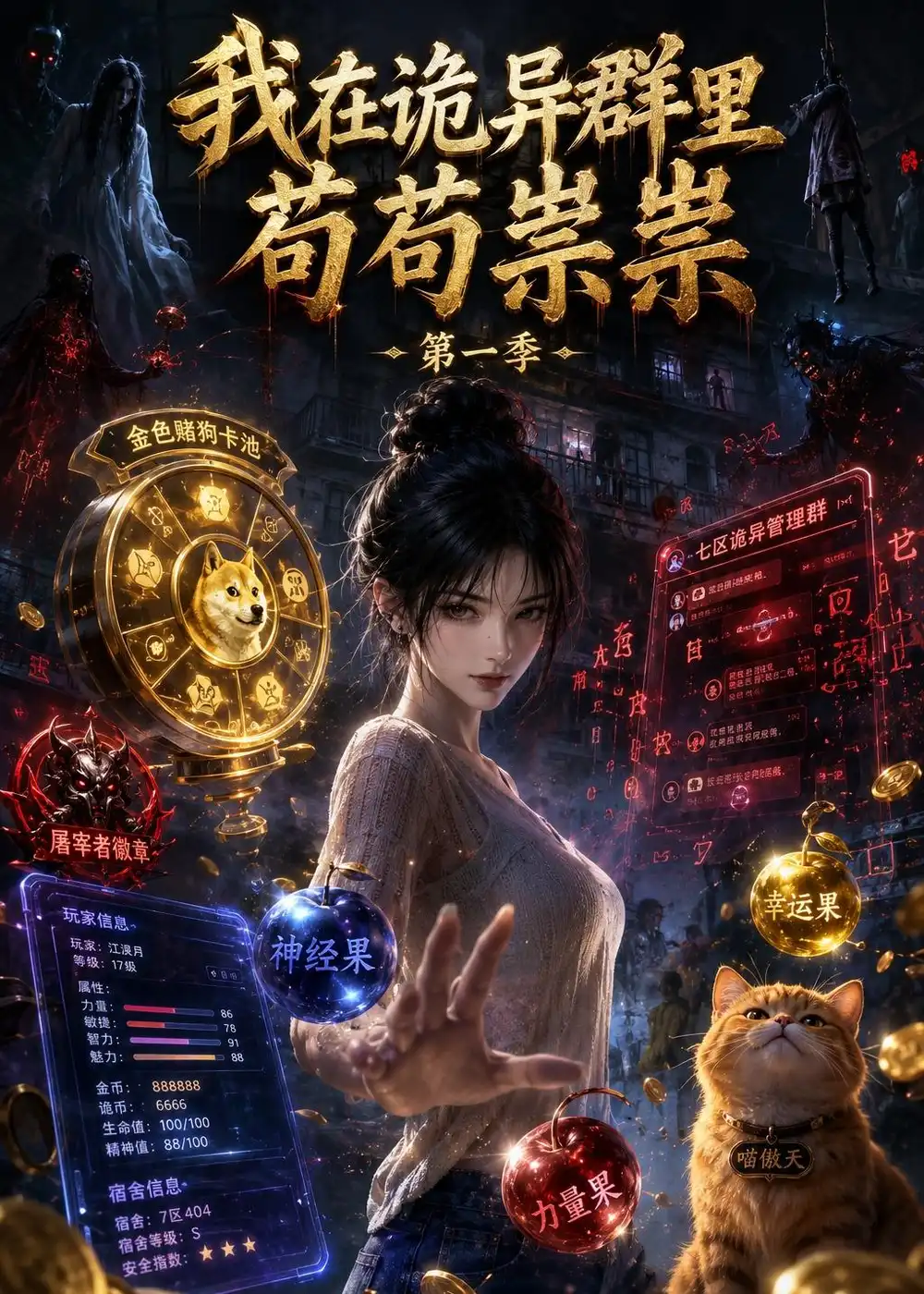 短剧《我在诡异群里苟苟祟祟第一季 (74集)》海报