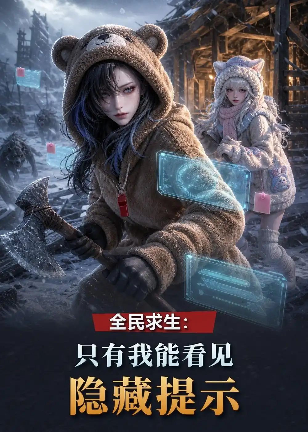 短剧《全民求生只有我能看见隐藏提示 (118集)》海报