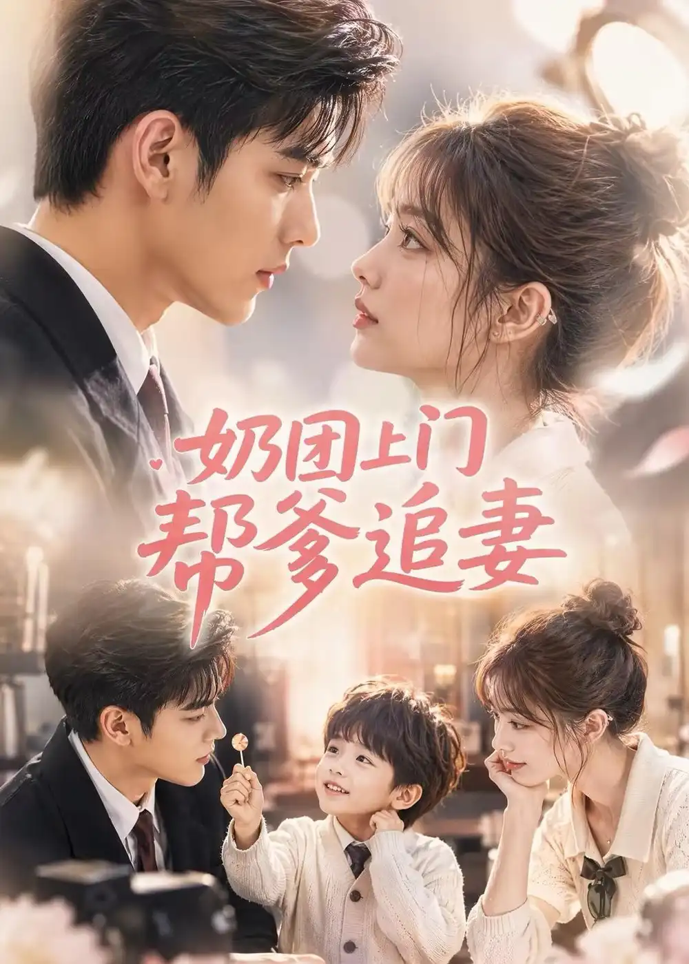 短剧《奶团上门帮爹追妻 (35集)》海报