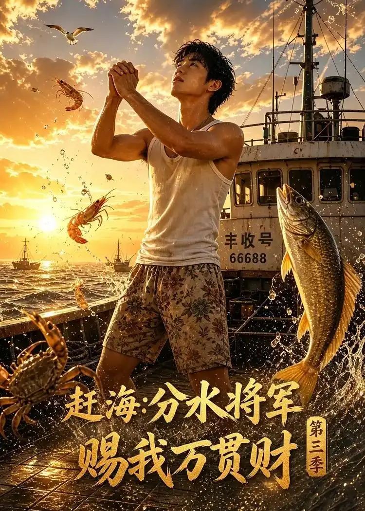 短剧《赶海分水将军赐我万贯财第三季 (88集)》海报