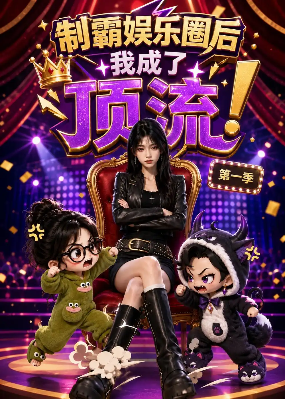 短剧《制霸娱乐圈后我成了顶流第一季 (122集)》海报