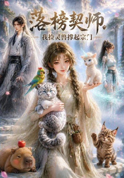 短剧《落榜契师我捡灵兽撑起宗门（117集）AI短剧 (2026)》海报