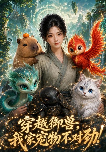 短剧《穿越御兽,我家宠物不对劲!(30集)AI短剧 (2026)》海报