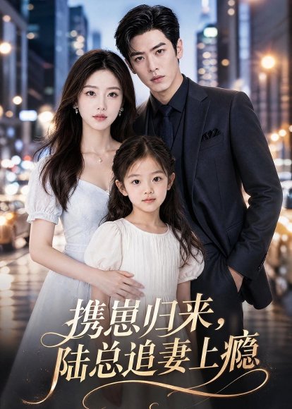 短剧《携崽归来，陆总追妻上瘾（53集）AI短剧 (2026)》海报