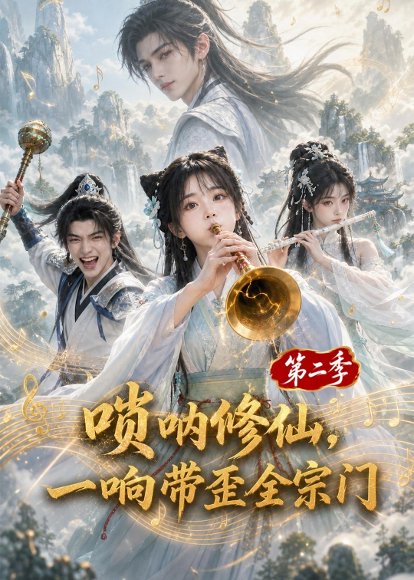 短剧《唢呐修仙,一响带歪全宗门第二季(113集)AI短剧 (2026)》海报