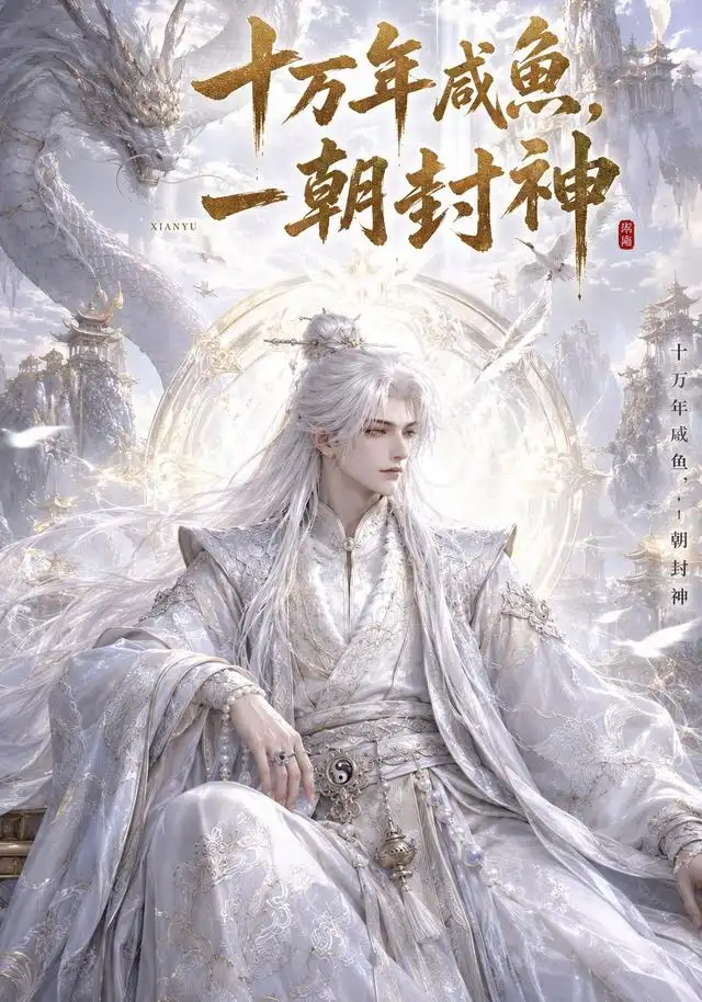 短剧《十万年咸鱼,一朝封神(25集)AI短剧 (2026)》海报