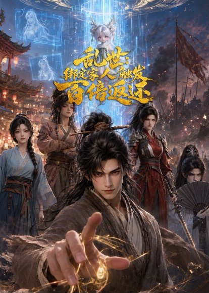 短剧《乱世:绑定家人触发百倍返还(100集)AI短剧 (2026)》海报