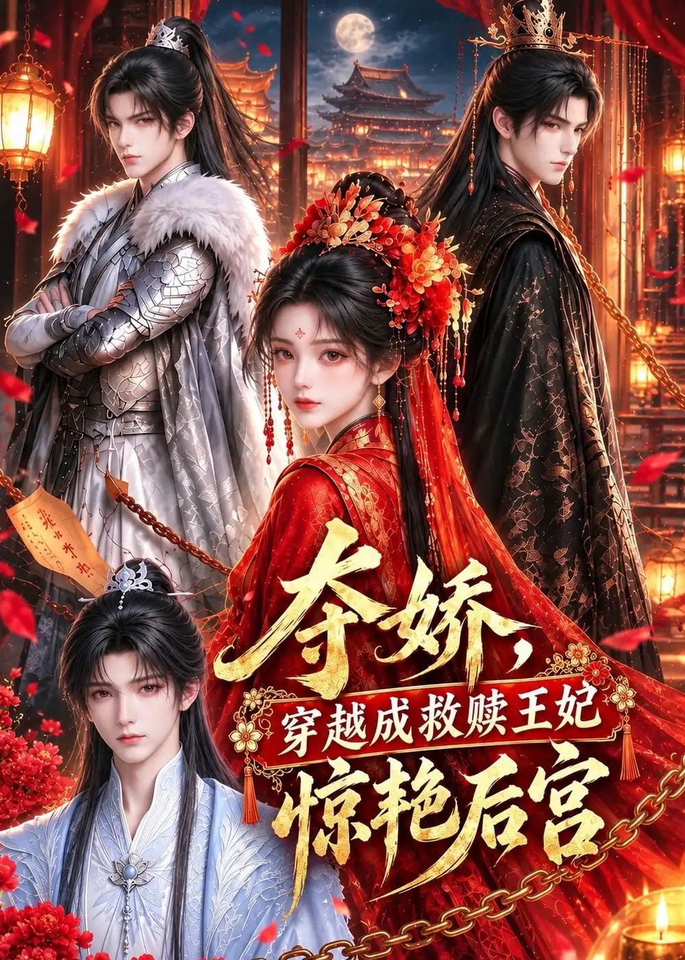 短剧《夺娇，穿越成救赎王妃惊艳后宫（64集）AI短剧 (2026)》海报