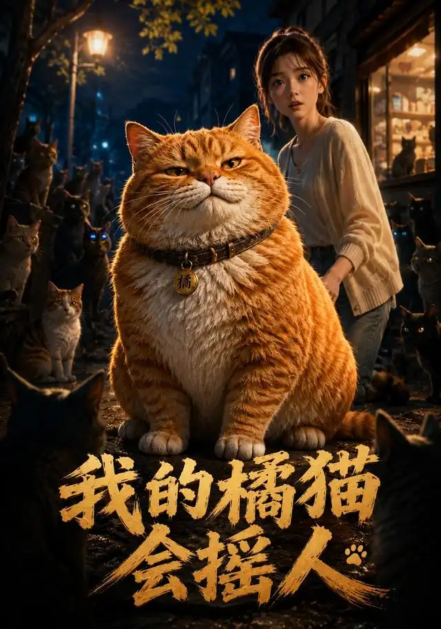 短剧《我的橘猫会摇人(18集)AI短剧 (2026)》海报