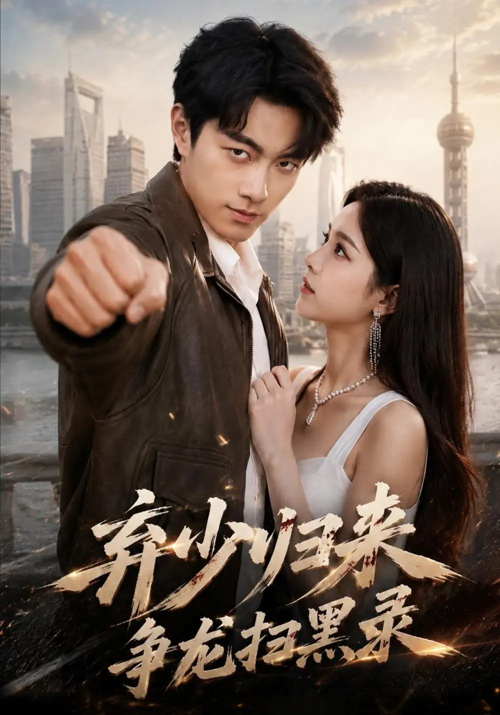 短剧《弃少归来,争龙扫黑录(71集)贺子雨&文雨彤 (2026)》海报