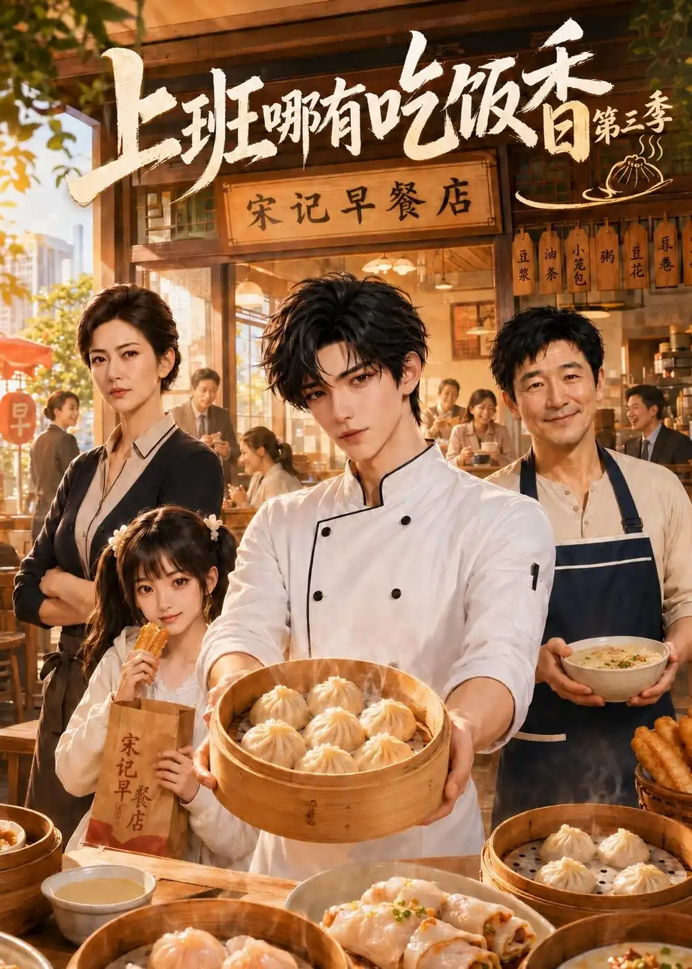 短剧《上班哪有吃饭香第三季(158集)AI短剧 (2026)》海报