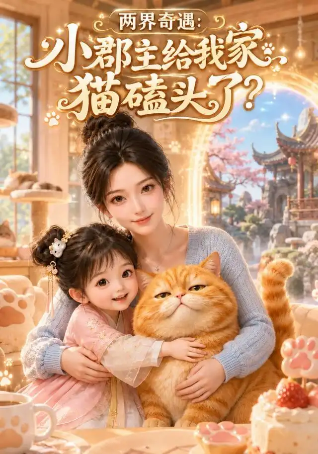 短剧《两界奇遇：小郡主给我家猫磕头了？（110集）AI短剧 (2026)》海报