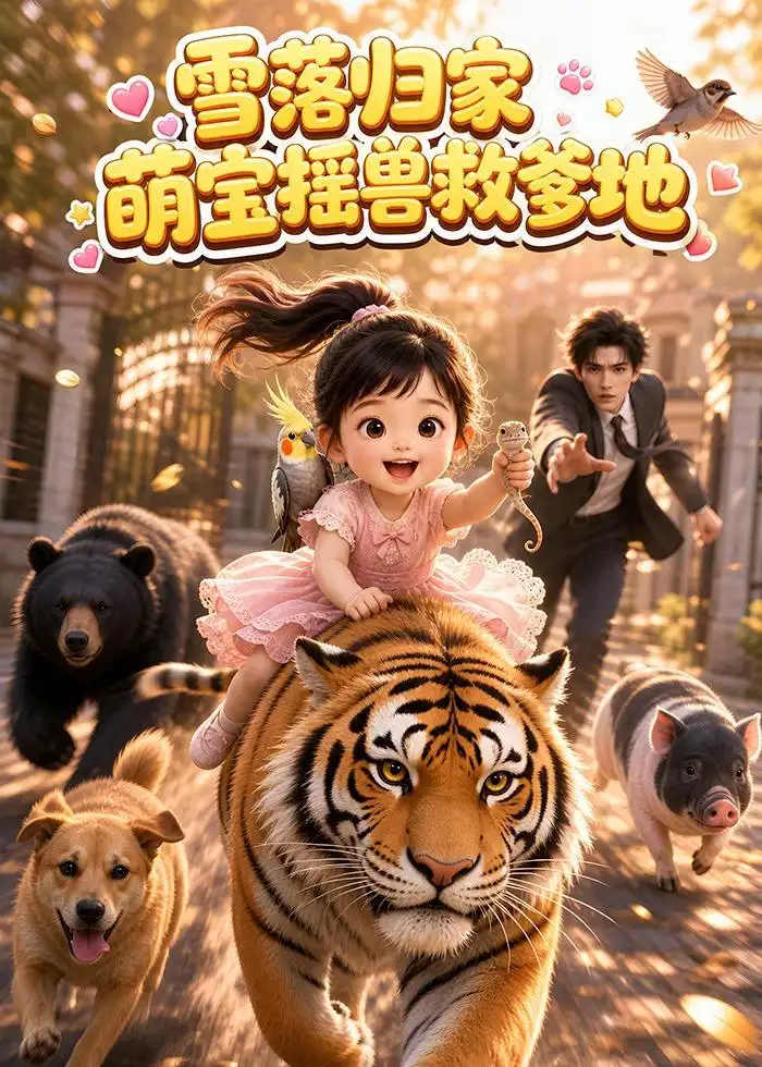 短剧《雪落归家:萌宝摇兽救爹地(127集)AI短剧 (2026)》海报