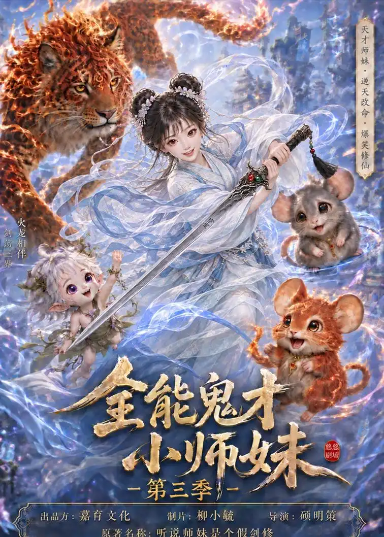短剧《全能鬼才小师妹第三季(34集)AI短剧 (2026)》海报