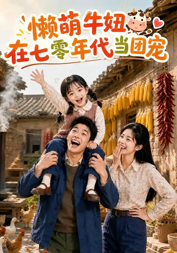 短剧《懒萌牛妞在七零年代当团宠(80集)AI短剧 (2026)》海报