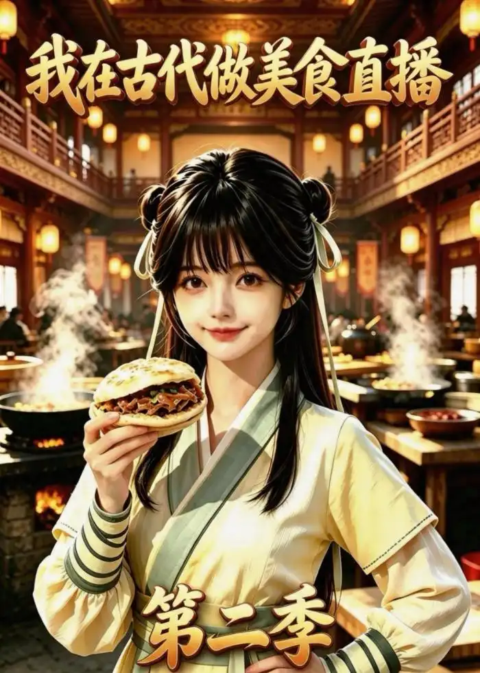短剧《我在古代做美食直播第二季(33集)AI短剧 (2026)》海报