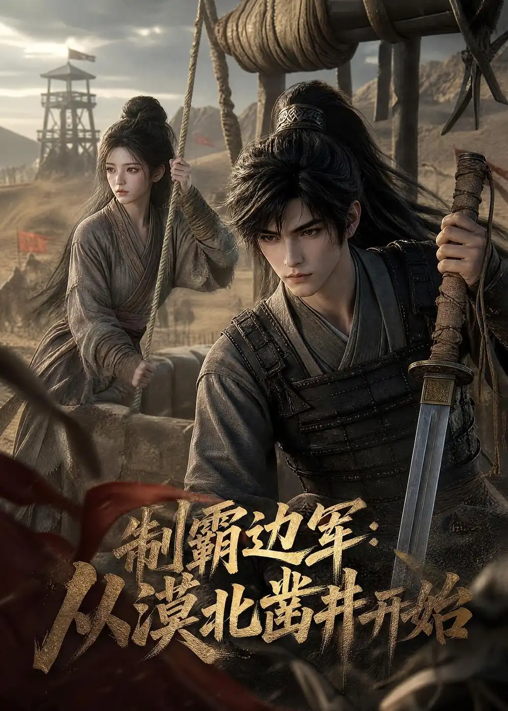 短剧《制霸边军:从漠北凿井开始(81集)AI短剧 (2026)》海报