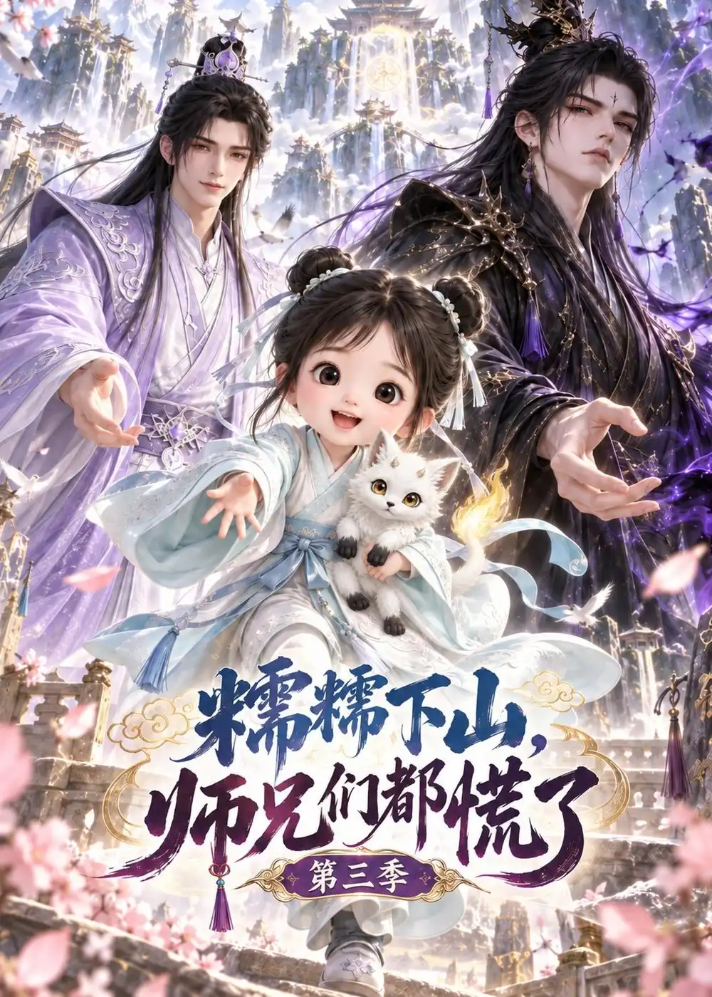 短剧《糯糯下山，师兄们都慌了第三季（152集）AI短剧 (2026)》海报