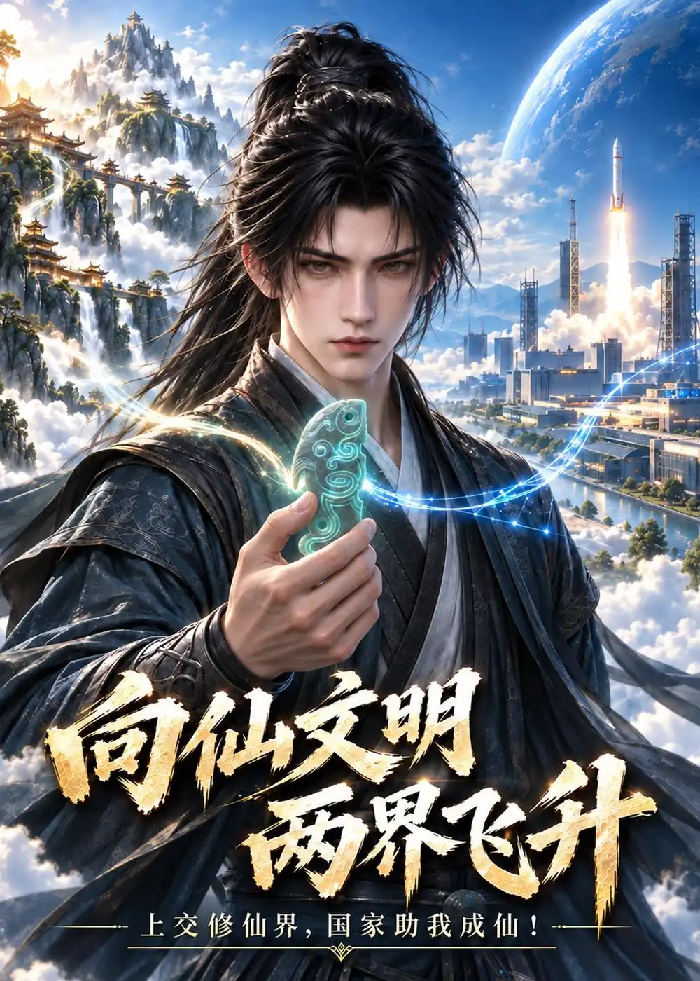 短剧《向仙文明两界飞升(102集)AI短剧 (2026)》海报