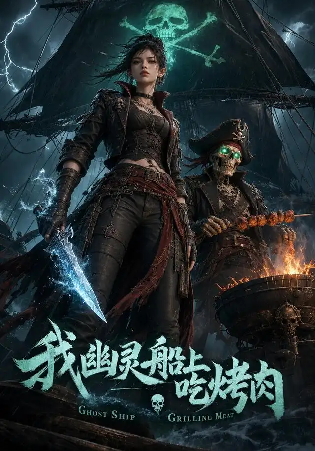 短剧《我幽灵船上吃烤肉(98集)AI短剧 (2026)》海报