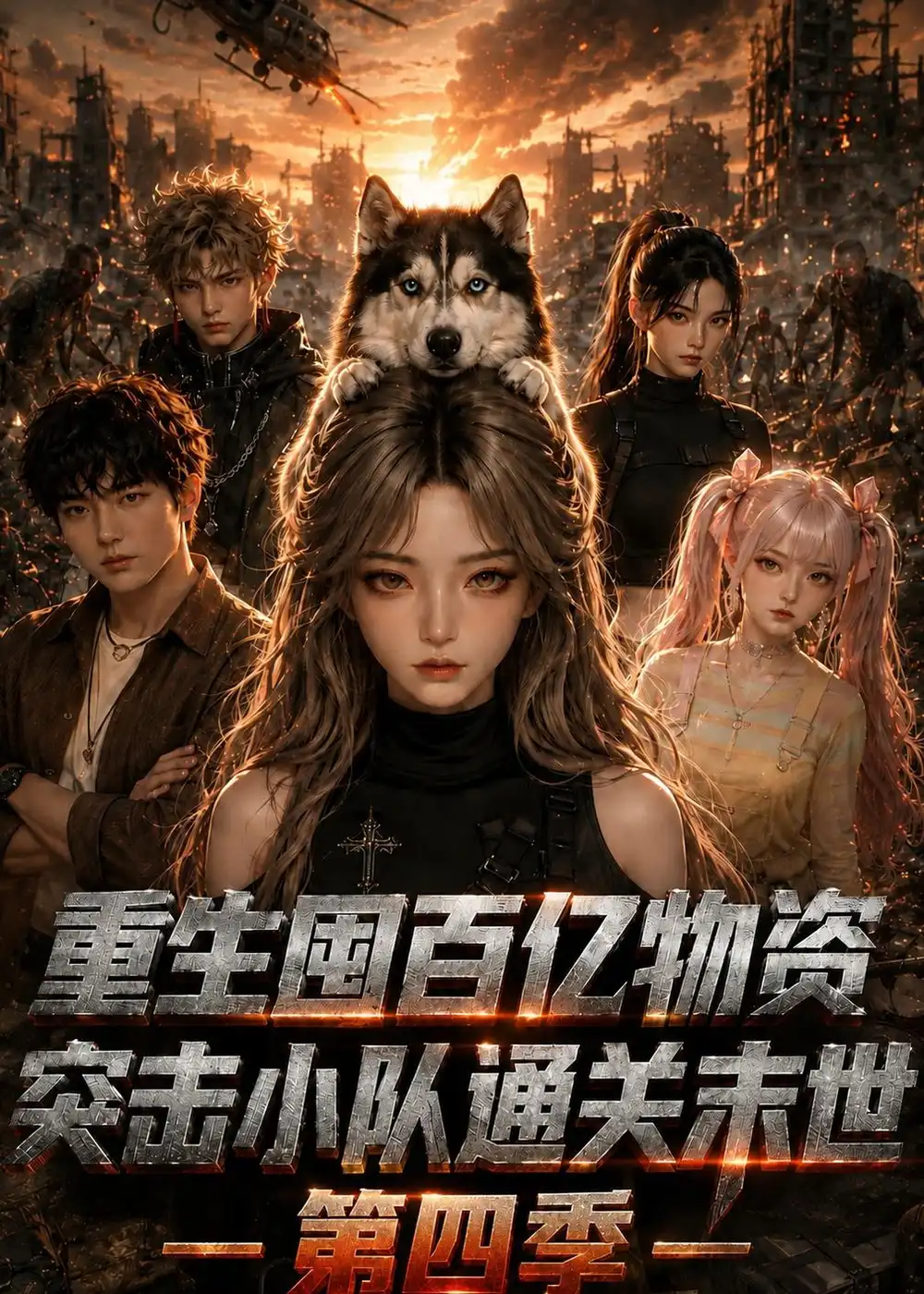 短剧《重生囤百亿物资,突击小队通关末世第四季(142集) AI短剧 (2026)》海报