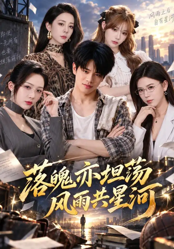 短剧《落魄亦坦荡，风雨共星河（60集）张昊文＆许艺灵 (2026)》海报
