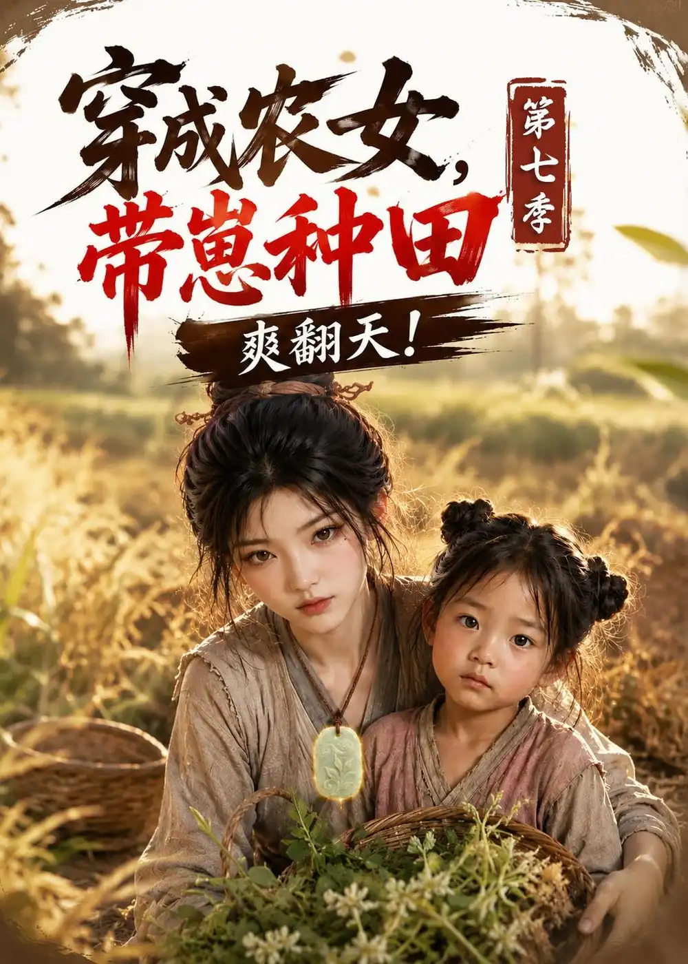 短剧《穿成农女,带崽种田爽翻天!第七季(106集) AI短剧 (2026)》海报