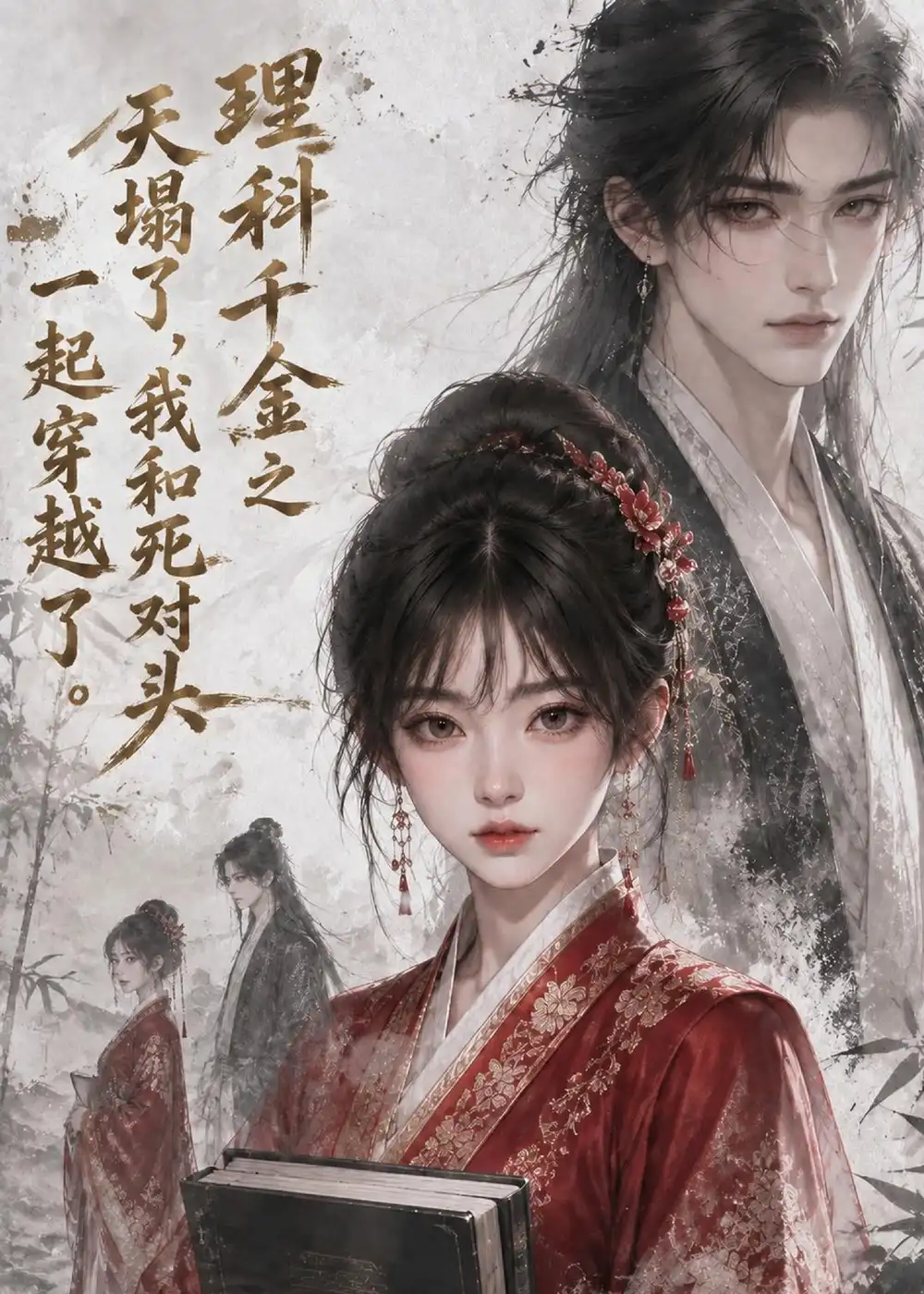 短剧《理科千金之天塌了，我和死对头一起穿越了（105集） AI短剧 (2026)》海报