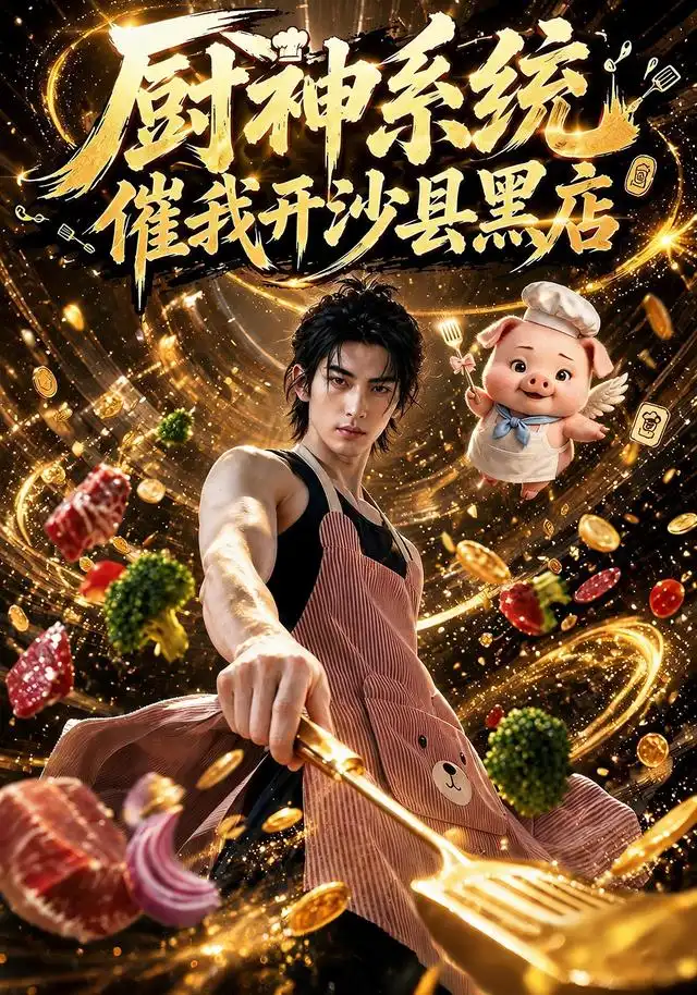 短剧《厨神系统催我开沙县黑店(73集) AI短剧 (2026)》海报