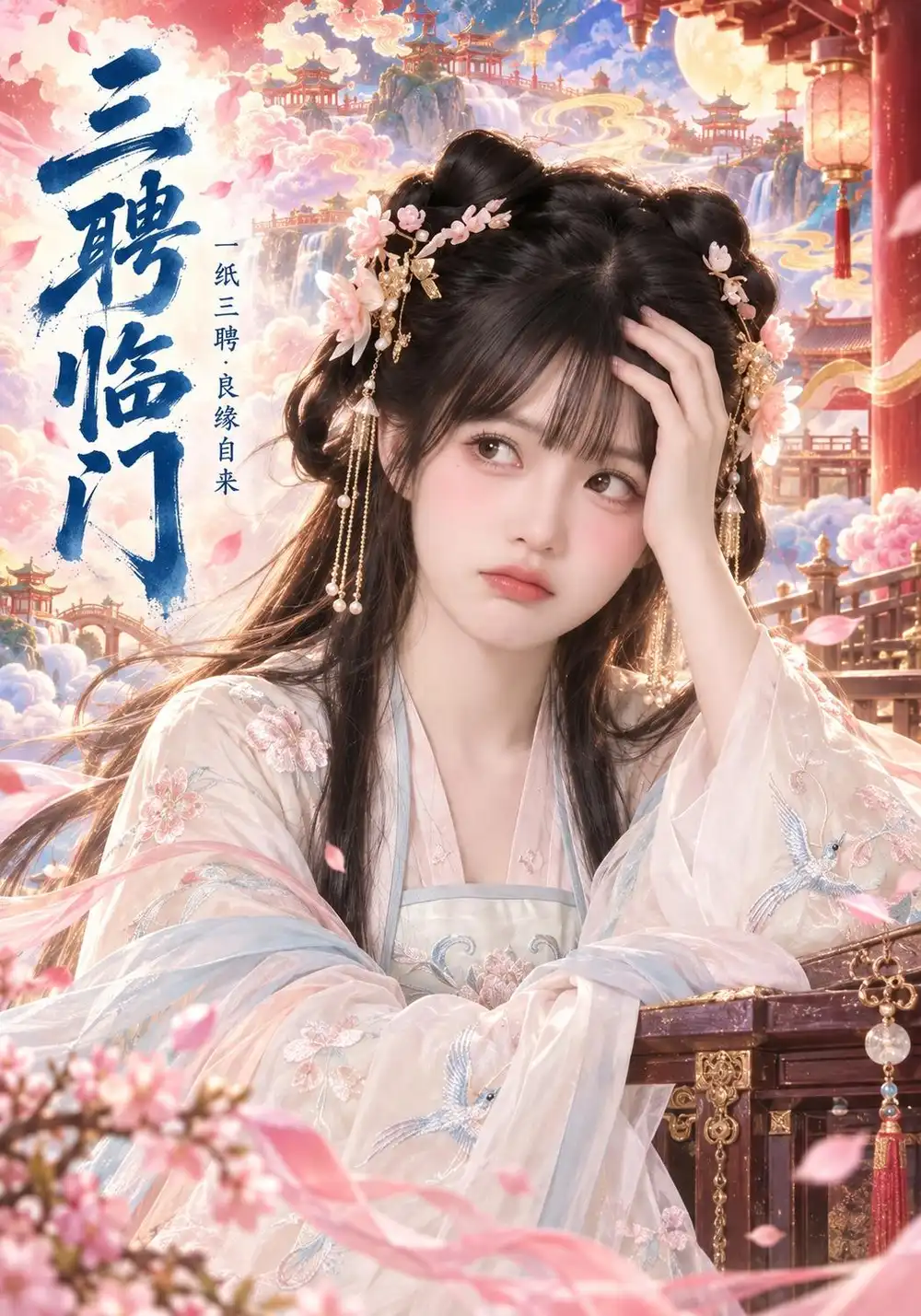短剧《三聘临门（31集）AI短剧 (2026)》海报