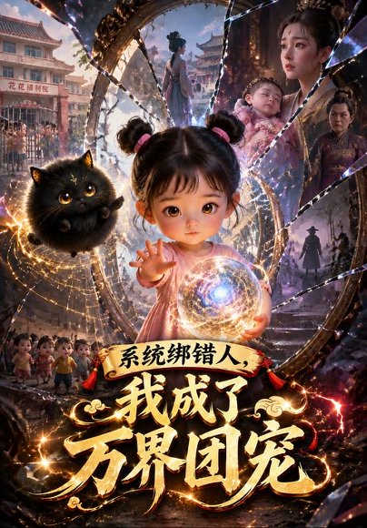 短剧《系统绑错人，我成了万界团宠（249集）AI短剧 (2026)》海报
