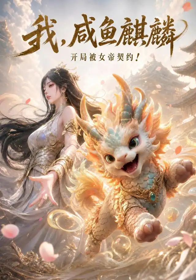 短剧《我,咸鱼麒麟,开局被女帝契约!(52集)AI短剧 (2026)》海报