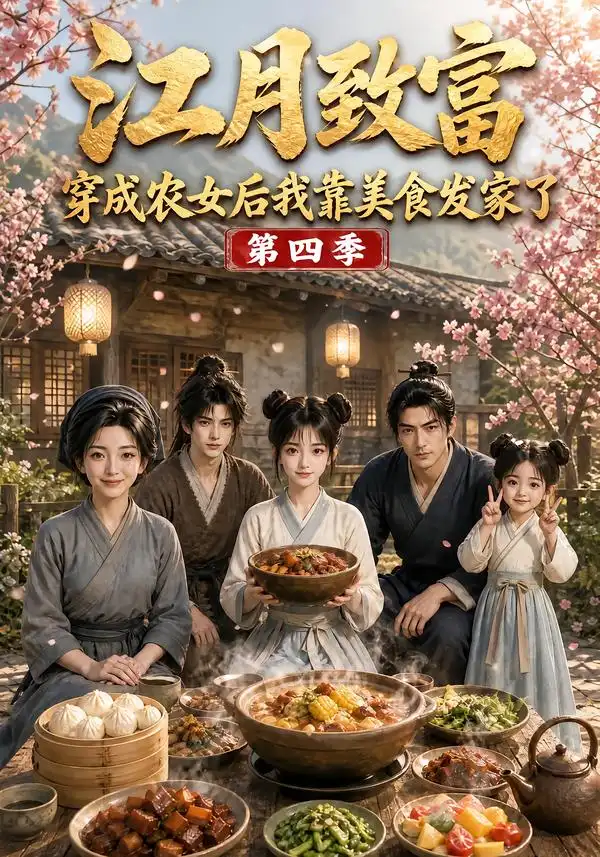 短剧《江月致富：穿成农女后我靠美食发家了第四季（103集）AI短剧 (2026)》海报