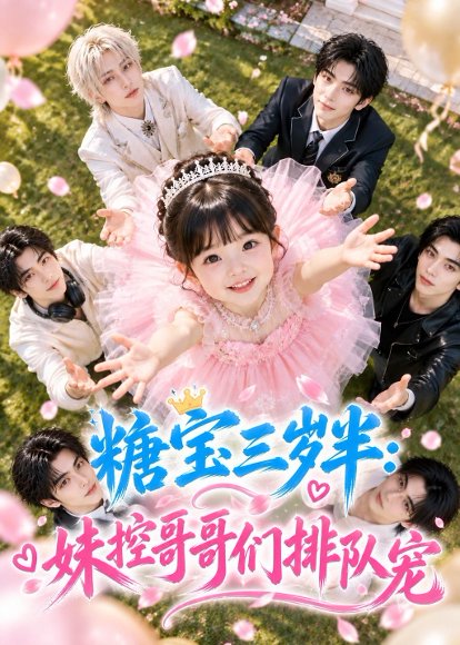 短剧《糖宝三岁半:妹控哥哥们排队宠(124集)AI短剧 (2026)》海报