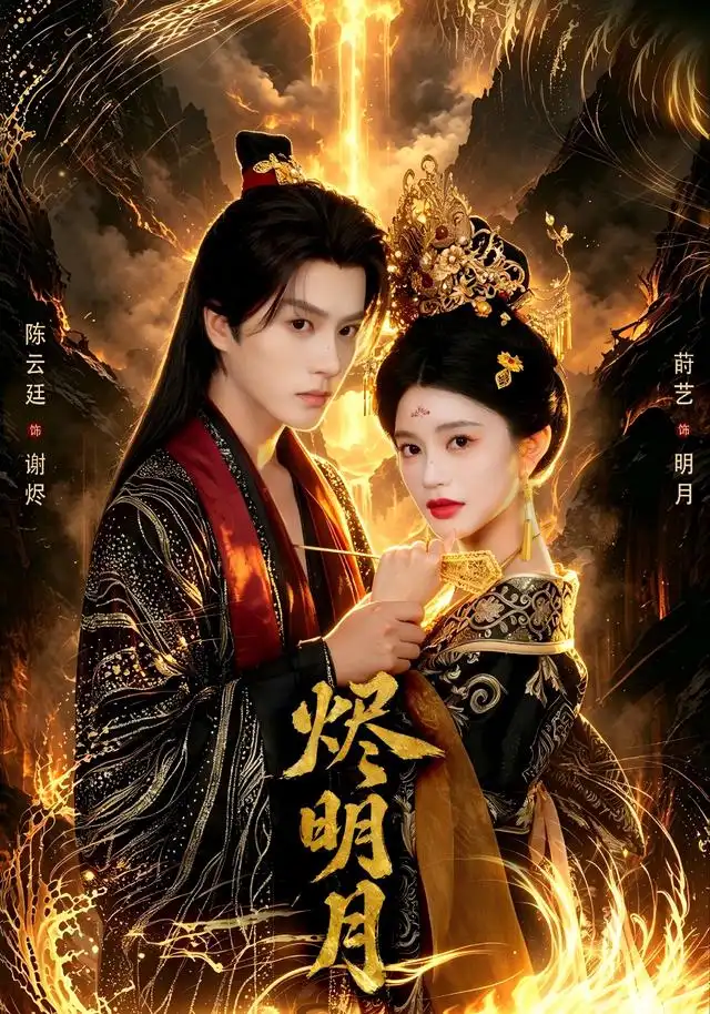 短剧《烬明月（64集）陈云廷＆莳艺（1080P） (2026)》海报