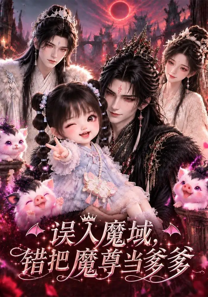 短剧《误入魔域,错把魔尊当爹爹(118集)AI短剧 (2026)》海报