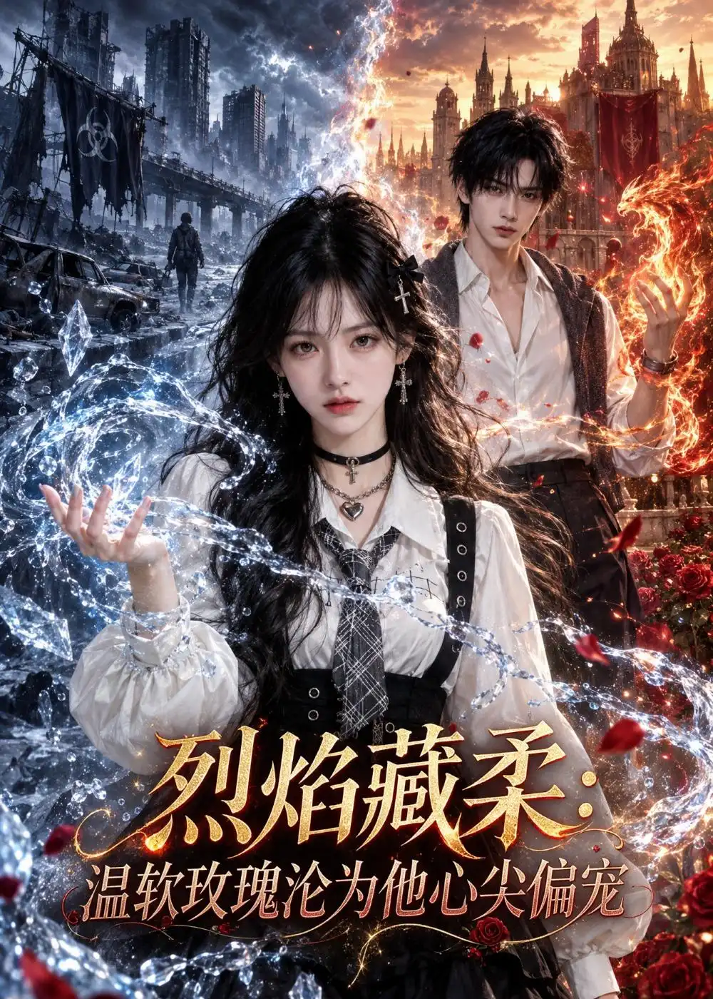 短剧《烈焰藏柔:温软玫瑰沦为他心尖偏宠(115集)AI短剧 (2026)》海报