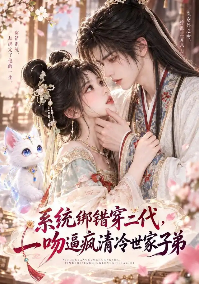短剧《系统绑错穿二代,一吻逼疯清冷世家子弟(119集)AI短剧 (2026)》海报