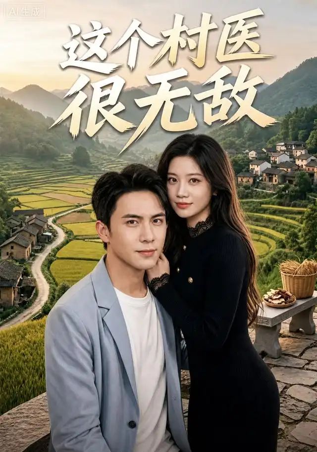 短剧《这个村医很无敌(50集)何心圆&刘渝展 (2026)》海报