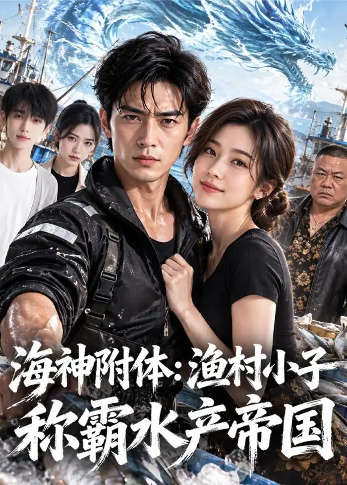 短剧《海神附体:渔村小子称霸水产帝国(85集)AI短剧 (2026)》海报
