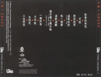 王杰 – 1989年专辑 – 故事的角色   Flac
