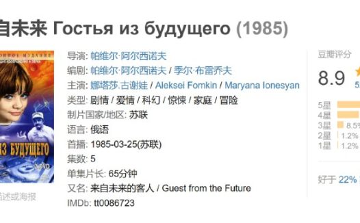她来自未来 Гостья из будущего (1985)