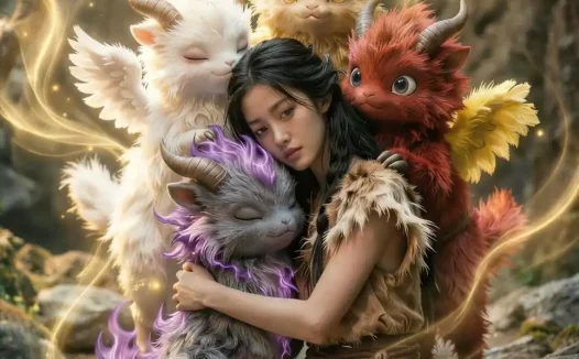 短剧《穿书兽世,我崽是上古凶兽(60集)Ai短剧》全集免费在线观看