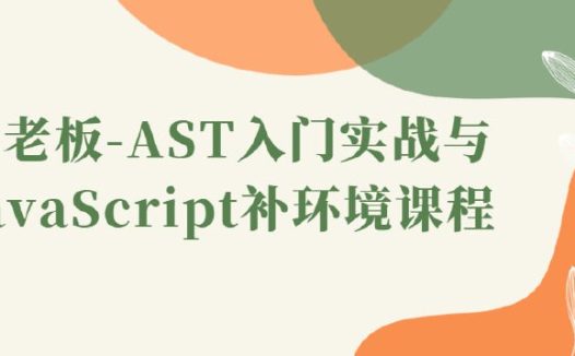 蔡老板-AST入门实战与JavaScript补环境课程