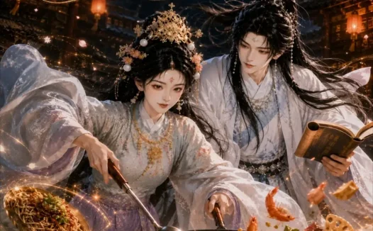 短剧《他穿成了相府少夫人靠厨神手艺香翻全府 (60集)》免费观看全集