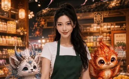 短剧《我在山海经里开超市 (71集) 齐博然&何俊雄》免费观看全集