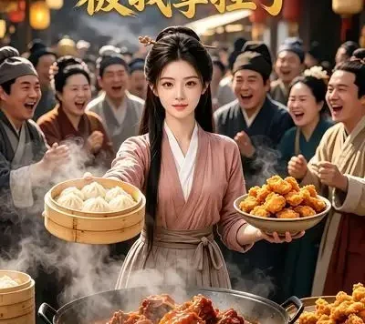 短剧《古代吃货圈被我拿捏了 (86集)》免费观看全集