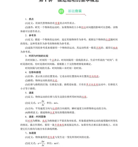 2027【学科网】一轮专题复习讲义（高考）（物理）
